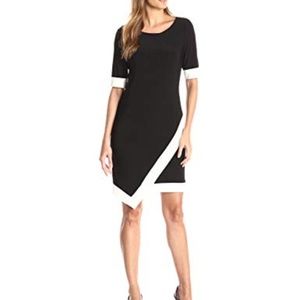 Tiana B Women's Elbow Sleeve Knit Contrasting Trim